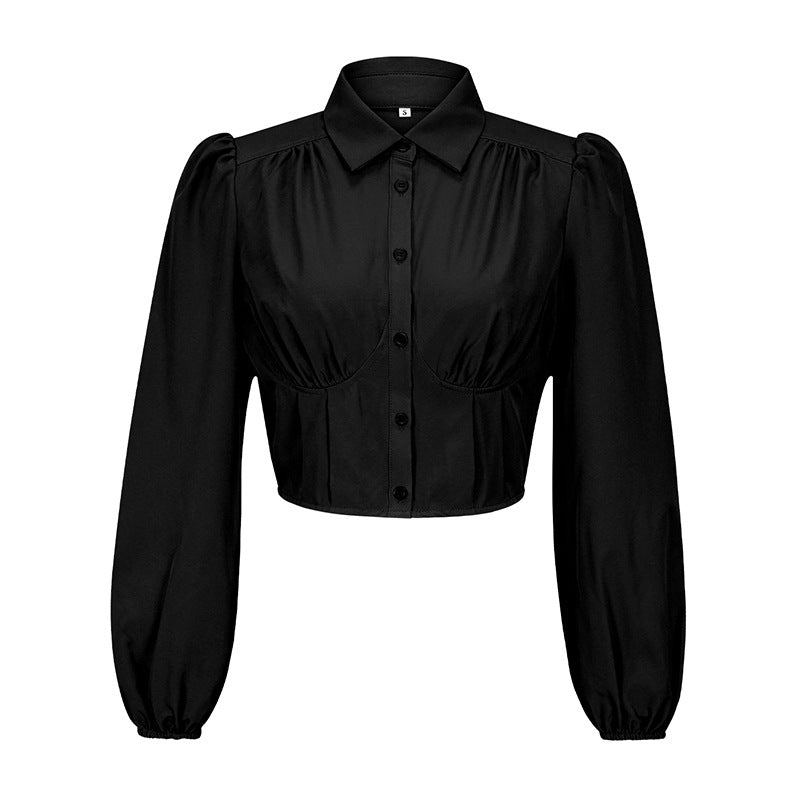 european and american spring design: trendy solid color blouses & shirts - chic early spring outerwear wholesale from the factory
