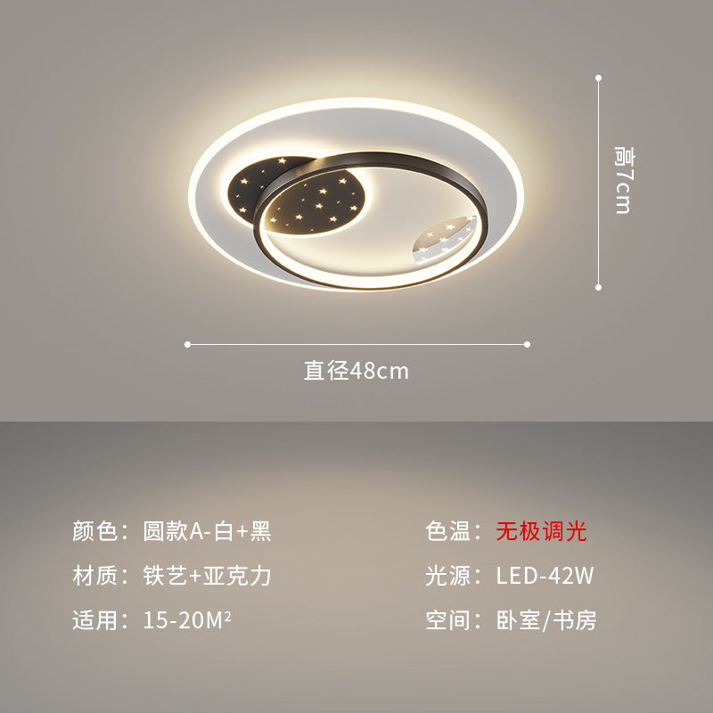 [Strict selection] 2025 new living room lamp hall led ceiling lamp Internet celebrity modern simple atmosphere bedroom lamp