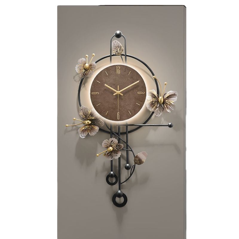 Flying bird collection classy wall clock elegant clock wall hanging living room clock background wall hanging clock 2025 new silent clock