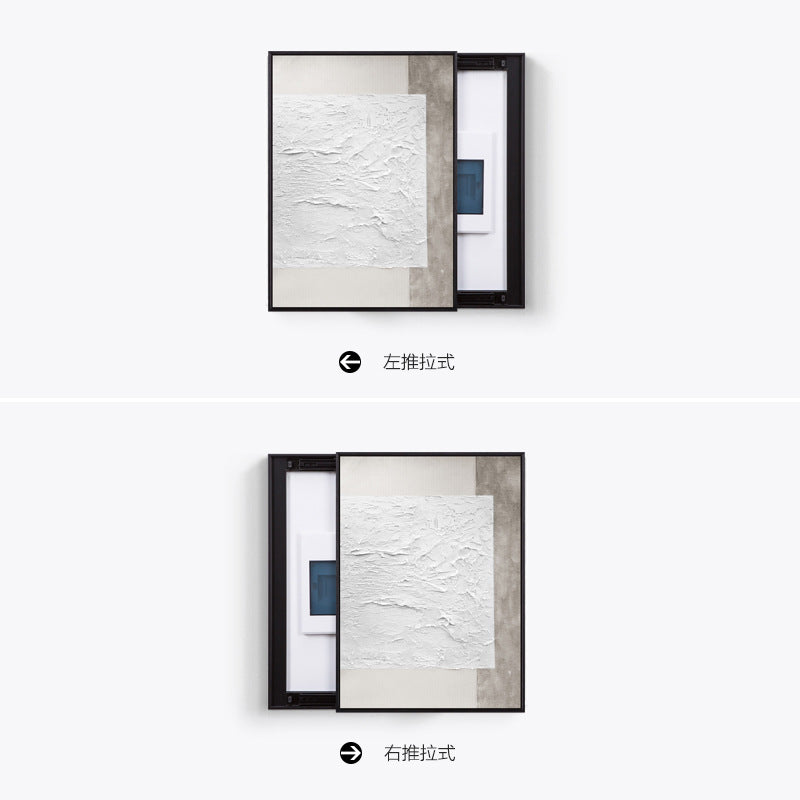 Modern simple meter box hanging pictures, advanced sense blocking distribution box meter box decorative pictures, no punching porch hanging pictures