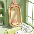 Baby temperature-sensitive bathtub, foldable baby bathtub, newborn infant bath bucket, toddler sit-up bathtub