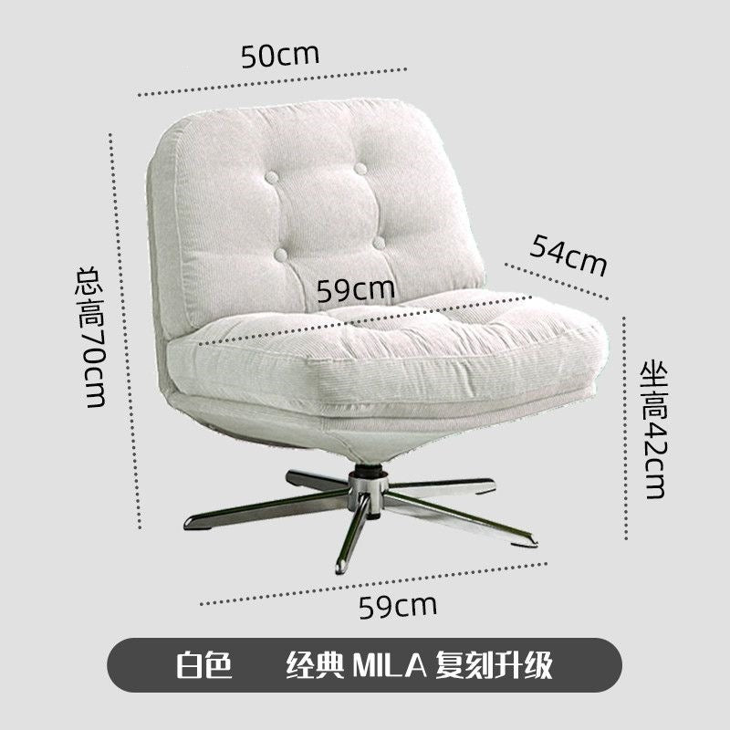 Dewey lingerg chair casual balcony living room rotate sofa chair designer creative popular green lazy sofa