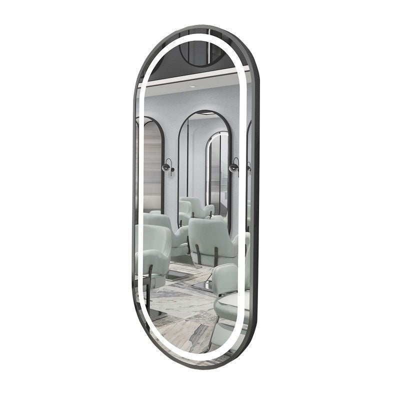Hairdressing mirror, hair salon special, hair salon mirror, popular led single-sided luminous wall-mounted smart mirror