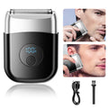 new reciprocating electric shaver for men, full body washable, triple blade head, rechargeable razor, beard trimmer