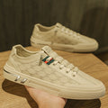Winter men's breathable 2025 new versatile sports white sneakers men's casual leather shoes slip-on trendy footwear