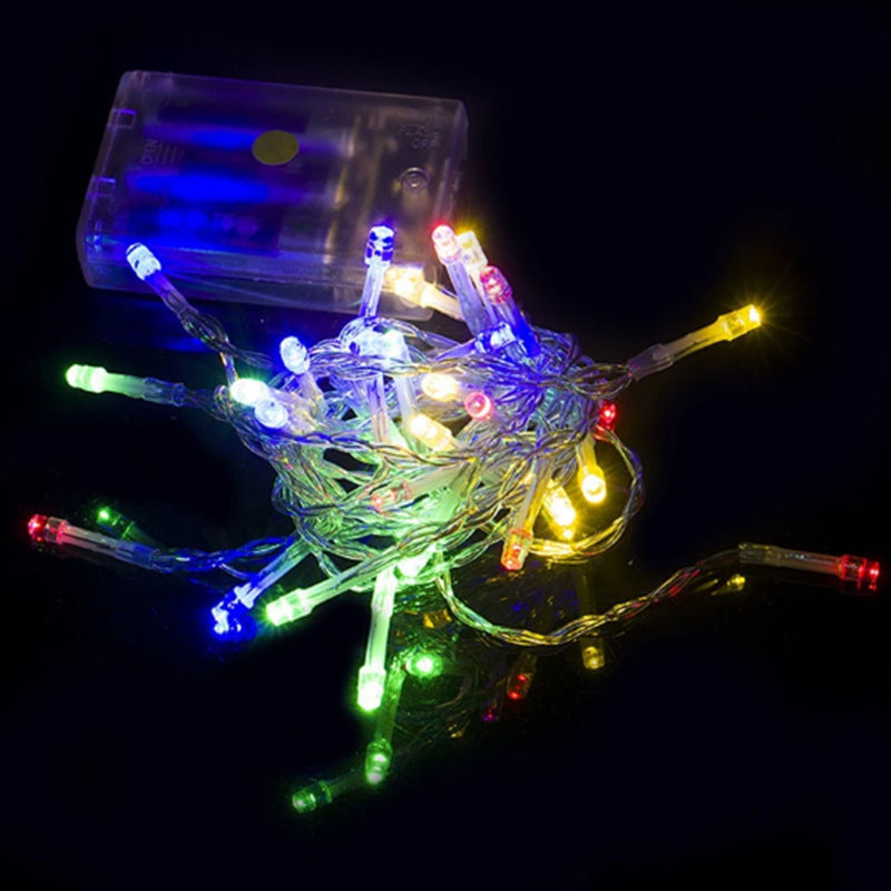 LED flash light string, battery light string, outdoor small lights, holiday wedding decoration lights, Gypsy Christmas lights string