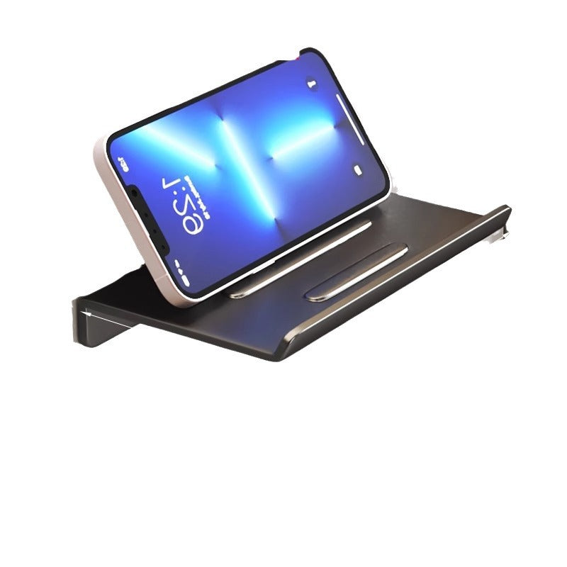 No punching toilet tissue box toilet mobile phone rack wall-mounted roll paper rack bathroom shelf tissue rack