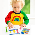 magic stereo cube splicing digital building blocks tpr material square cube splicing color matching diy enlightenment toys