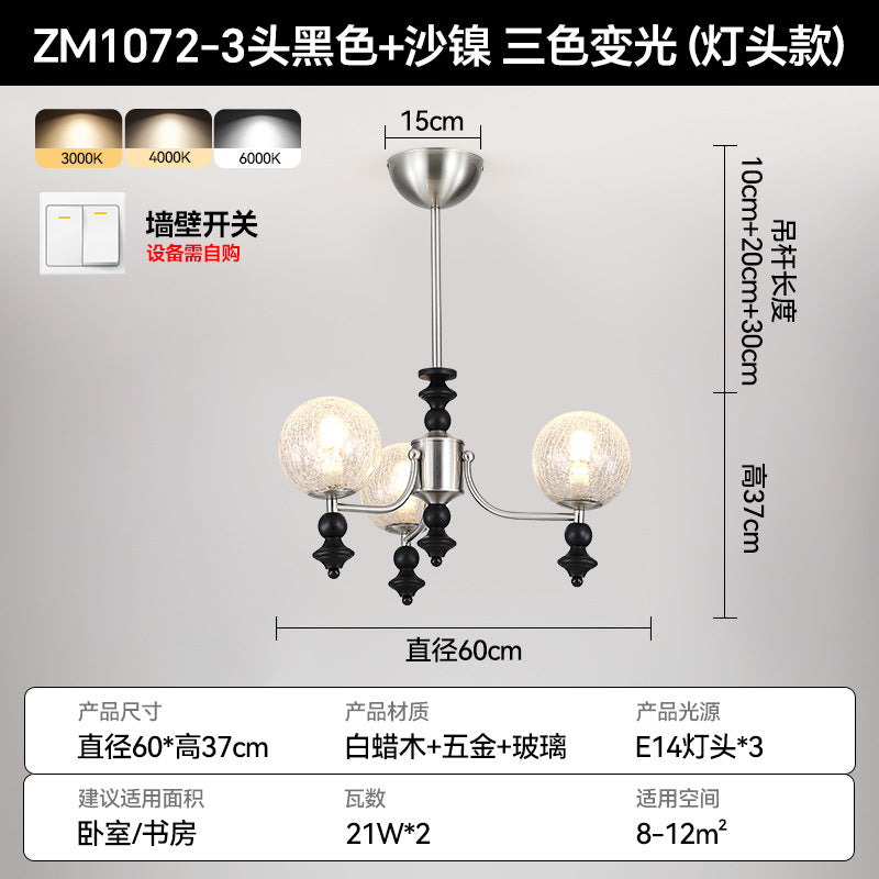 American living room chandelier modern medieval style designer hall main light 2025 new villa master bedroom lighting