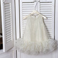Girls' princess dress summer : stylish mesh sequin birthday dress for baby girls, fairy tale gown