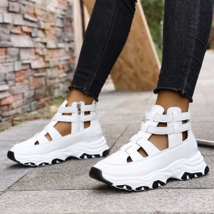spring/summer new arrivals: women's chunky platform sandals for cross-border e-commerce. plus sizes available. wholesale pricing with moq of 0.67 units. dropshipping available for  and