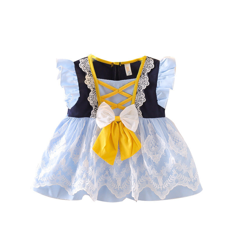 Girls' spring/summer new lolita dress - children's tutu dress, formal dress, snow white dress