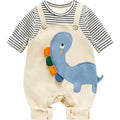 Newborn baby romper - cute cartoon design for boys & girls - trendy spring/autumn style
