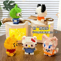 Compatible with lego micro bricks, children's educational building blocks, puzzle assembly gifts, cartoon figures, for boys and girls, suitable for street vendors