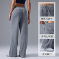 Casualloose wide-leg sports pants for women with drawstring drapedslimming lookfashioneasiest for matchstraight-leg pants summer thin style d25100