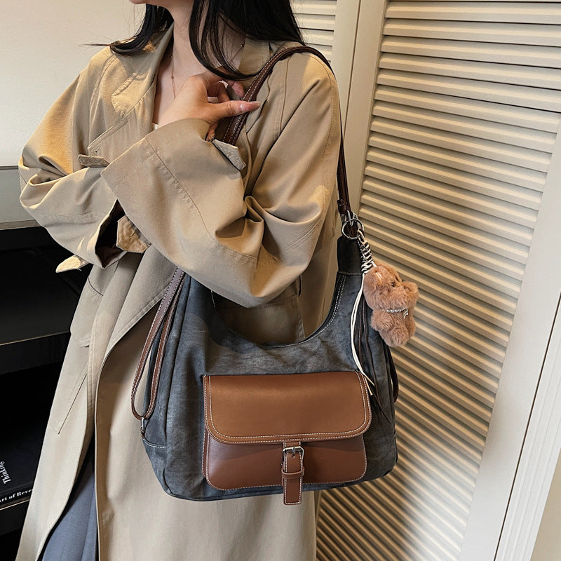 2025 new autumn/winter designer handbag - casual, versatile crossbody bag, multi-functional large capacity student backpack