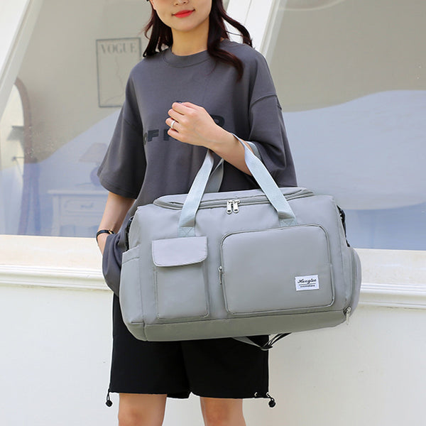 Portable travel bag Large capacity wet and dry separation Luggage storage bag Maternity bag with shoe compartment Sports fitness bag