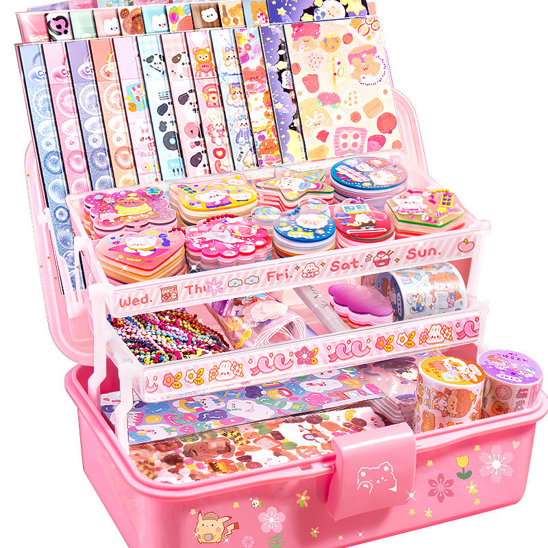 Diy guka stickers birthday gifts for girls playing house cartoon accessories toys storage kids educational stalls