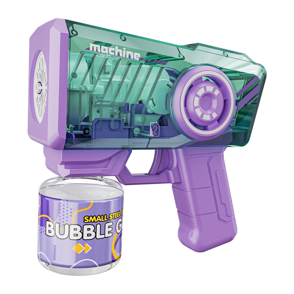 hot seller: fully automatic light-up bubble machine - cool electric bubble gun, outdoor toy for kids, perfect gift for boys and girls