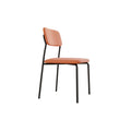 italian minimalist dining chair, light luxury high-end stool, wrought iron simple restaurant home chair, all solid wood