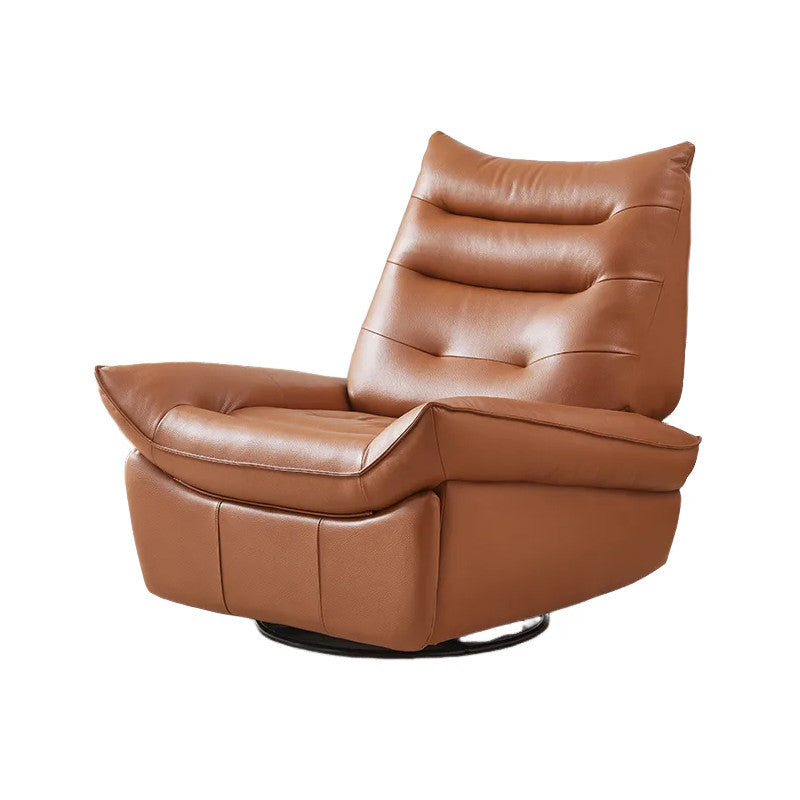 Overseas version smart electric leather lazy sofa space capsule multifunctional lazy rocking chair rotatable reclining single chair