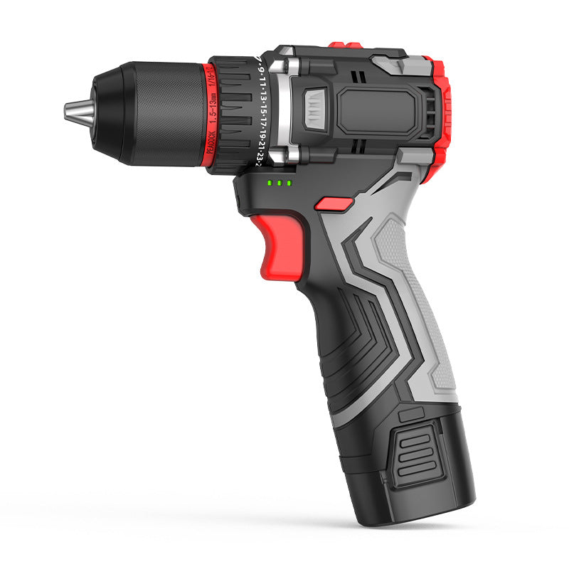 Cross-border customization Nanwei brushless hand drill lithium battery household electric screwdriver high torque electric drill power tool