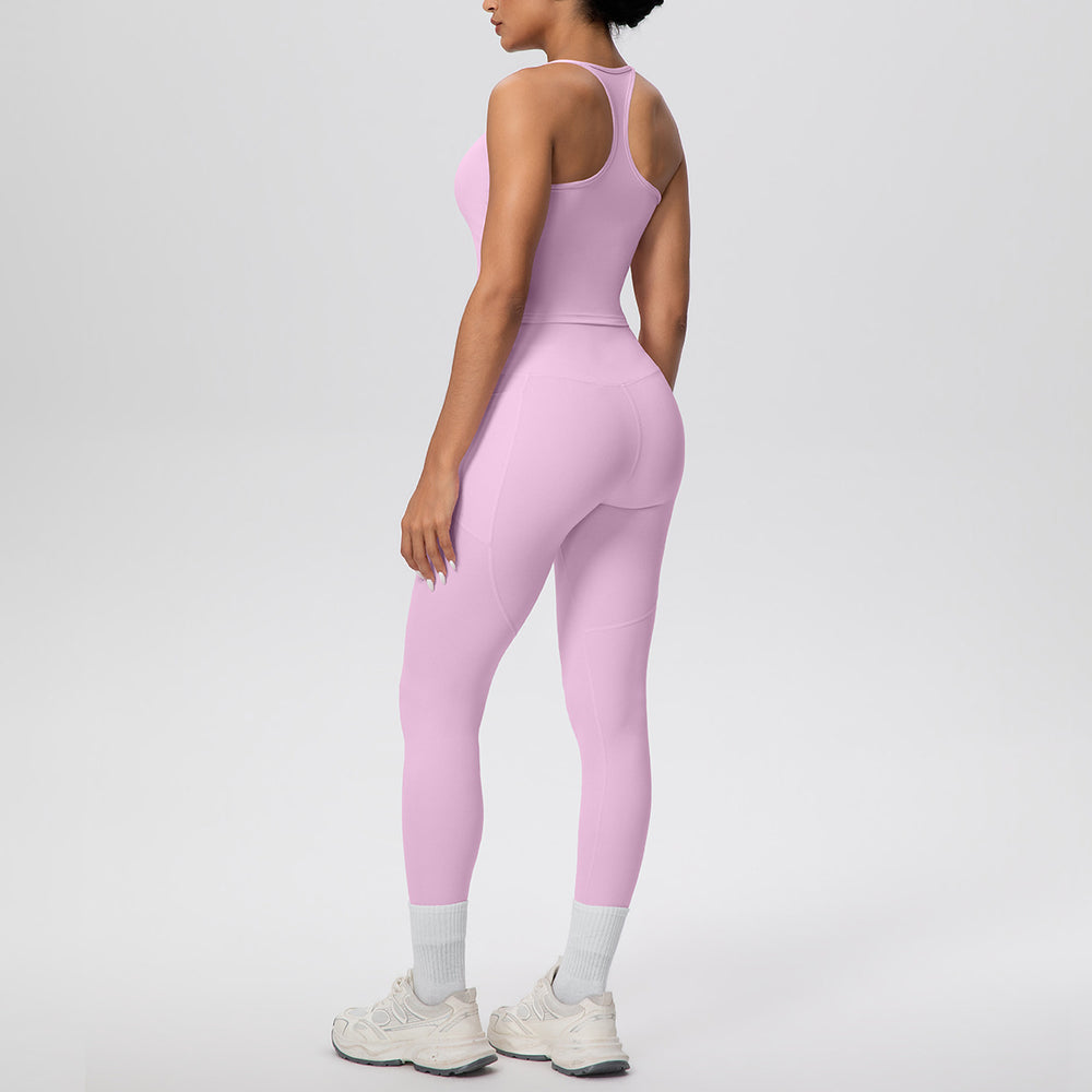 new arrival quick-drying beautiful back yoga clothes cloud-like silm hip-lifting sports suit outdoor casual running fitness clothes