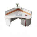 Saint li screen desk - minimalist modern creative office desk for employees, office staff desk and chair set