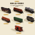 Retro steam train track suitartificial electric track train model toy cross-border nostalgic model