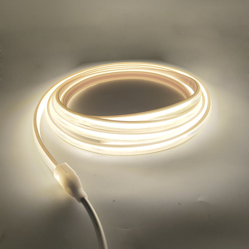 220Vcob high pressure light strip COB glue, indoor, ceiling, restaurant, outdoor outdoor engineering waterproof and super bright