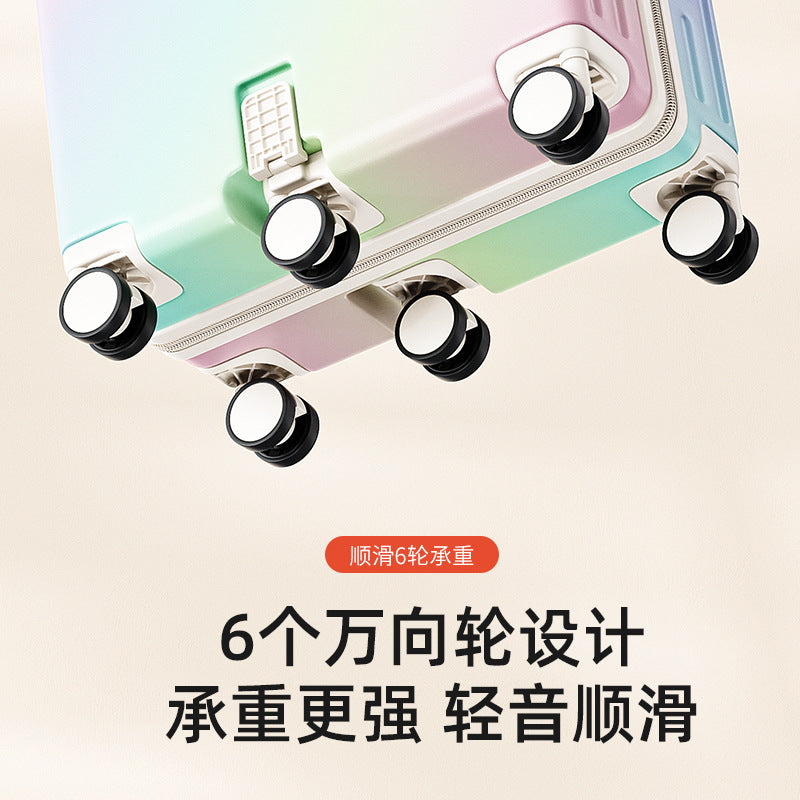 Children's suitcase 2025 new model can sit and ride boys and girls small students 20-inch tie rod travel password box