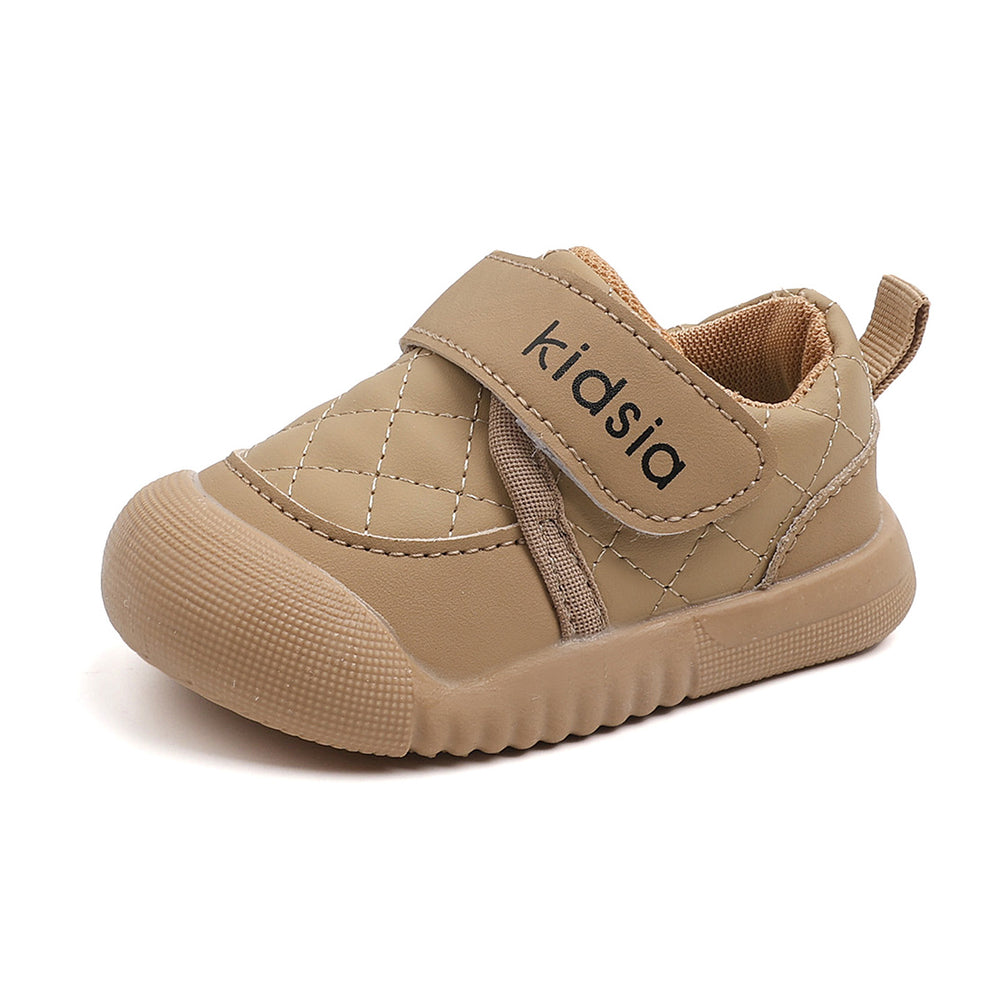 Baby boys' first walker shoes, 0-1-3 years old, girls' casual shoes, new spring/autumn infant shoes, soft sole non-slip white sneakers