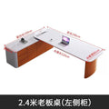 Painted white boss desk executive desk president desk fashion desk casual desk modern supervisor manager desk combination