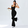 European and american cross-border new leopard print polka dot seamless one-piece yoga suit women's fitness activewear casual outerwear