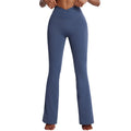 Fashionnew arrival wide-leg yoga bell bottoms high waist hip lift casual sweatpants women's nude tight dance fitness pants
