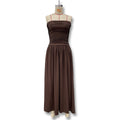 summer new arrivals: european and american style bandeau, off-the-shoulder, sleeveless, loose-fit maxi dresses - wholesale