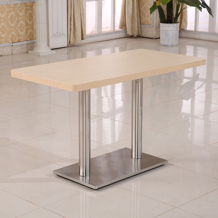 Burger restaurant table, restaurant table, snack fast food restaurant table and chair, milk tea shop staff canteen table and chair combination for commercial use