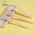 Xue belle eyebrow razor oem stainless steel eyebrow razor oem retractable foldable blade 70% off stack eyebrow razor