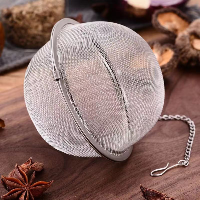 304 stainless steel seasoning ball household soup stew seasoning ball spice bag halogen material bag tea egg hot pot material bag