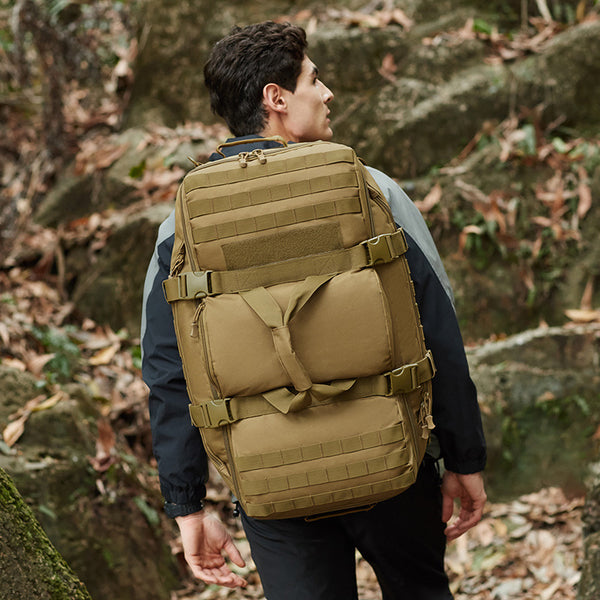 Male Shoulder Large Capacity Multi-Purpose Backpacking One Shoulder Shoulder Handheld Large Capacity Shoulder City Outdoor Travel Bag