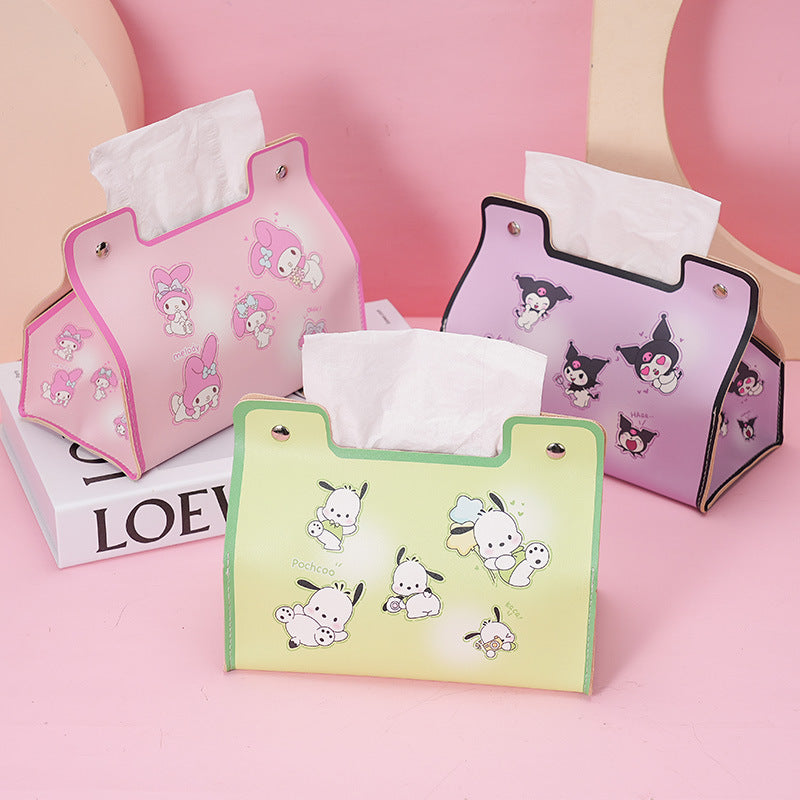 Little Lomi cute pumping carton cartoon little Letty little cha dog cute creative high value cartoon storage tissue box