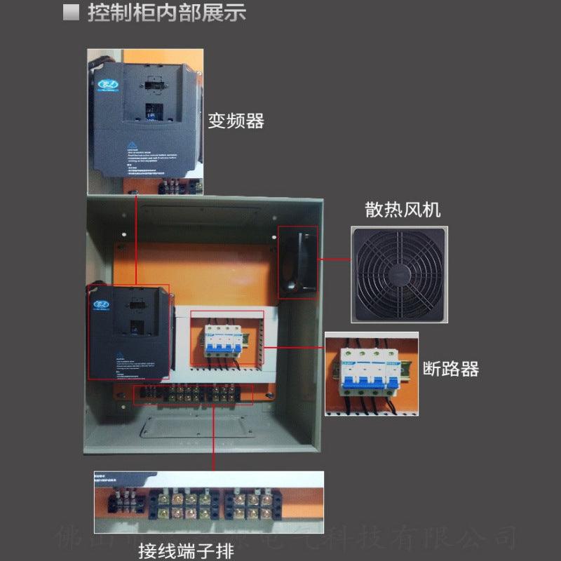 Delta frequency conversion control cabinet, fan complete set of frequency conversion automatic control cabinet, complete set of low voltage distribution box, electrical cabinet manufacturer