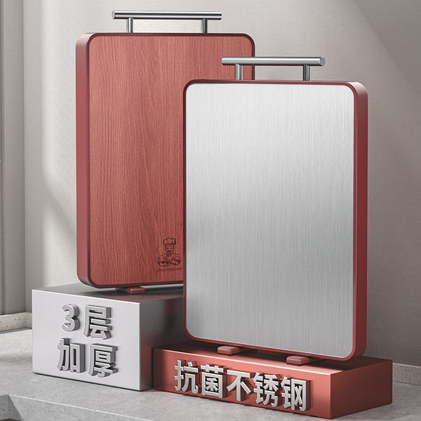 Ebony cutting board Solid wood Antibacterial and mildew-proof household cutting board Wooden chopping board Kitchen special double-sided cutting board
