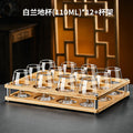 Xiantao cup 100ml [12 pieces + bamboo cup holder]