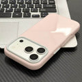 Suitable for apple 17pro mobile phone case, trendy contrasting color macaron jelly case, iphone16/13 anti-fall protective cover