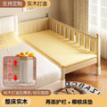Kids bed patchwork boy big bed girl widened kids baby solid wood bedside crib guardrail crib