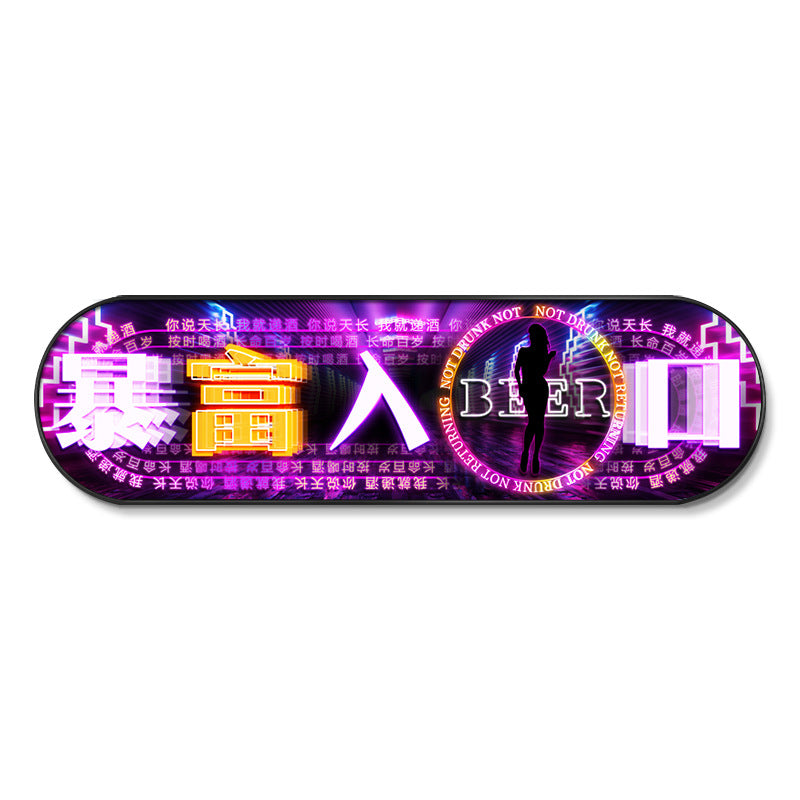 KTV room background wall lighting painting bar private room hanging painting leisure club theme decoration tavern mural