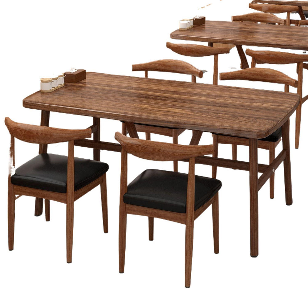 Dining table for homesmall apartment modern rectangular dining commercial noodle shop table and chair scandinavian rental room dining table