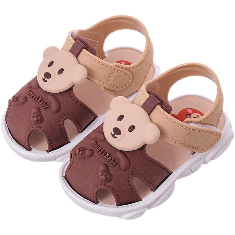 Kids' sandals - summer open-toe soft sole non-slip plastic sandals for boys, toddlers, and baby girls