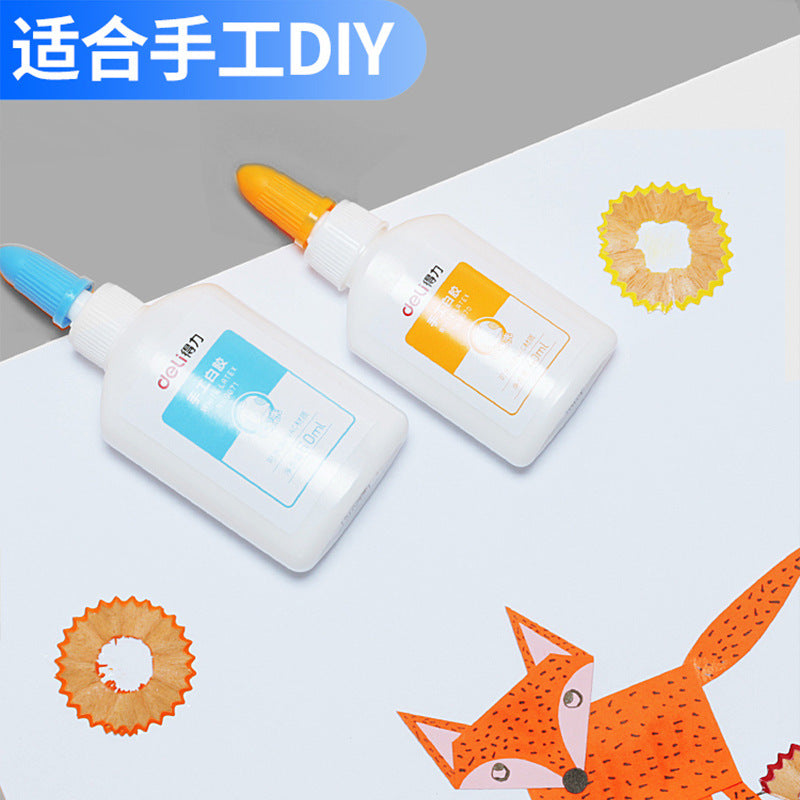 Deli white glue latex wholesale children's glue white latex woodworking adhesive hydrostationery kindergarten DIY handmade